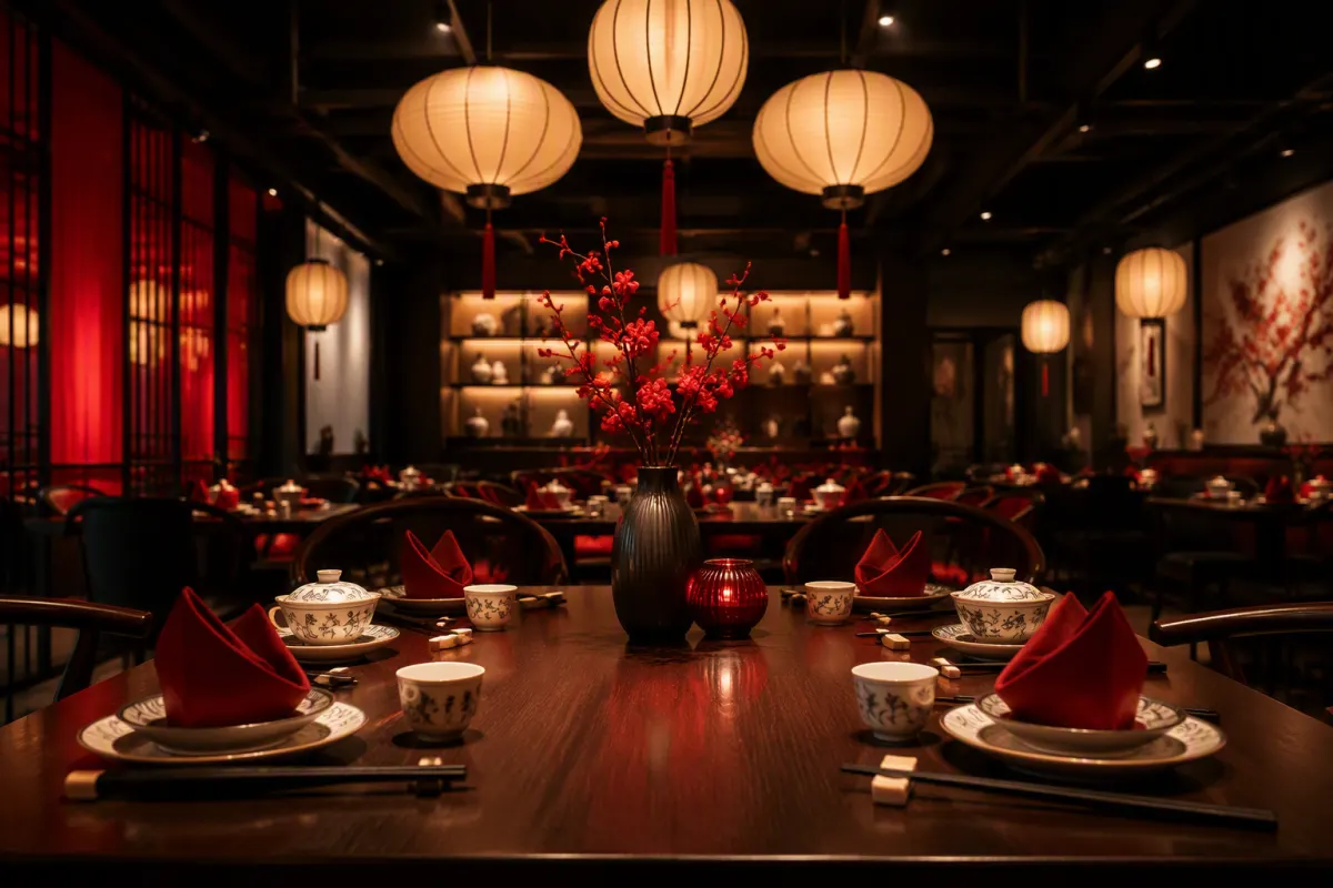 Redaktionelles Symbolbild für China-Restaurant Lion King, Chinesisches Restaurant in Zeitz